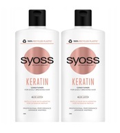 Syoss Keratín kondicionér na lámavé vlasy 2x 440ml Syoss Keratín kondicionér na lámavé vlasy 2x 440ml