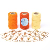 SMART ORANGE MACRAME SET, BAVLNA SMART ORANGE MACRAME SET, BAVLNA