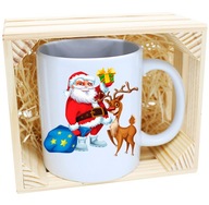 HRNČEK VO VIANOČNEJ DARČEKOVEJ KRABIČKE.SANTA HRNČEK VO VIANOČNEJ DARČEKOVEJ KRABIČKE.SANTA