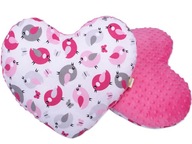 Vankúš BOBO minky/bavlna HEARTS plyšový Vankúš BOBO minky/bavlna HEARTS plyšový