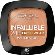 Loreal Infaillible 24h bronzer s matným povrchom 250 Light 9 g Loreal Infaillible 24h bronzer s matným povrchom 250 Light 9 g