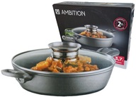 AMBITION HLOBOKÁ PANVA WOK VERSO 28cm 3,7L INDUKČNÁ AMBITION HLOBOKÁ PANVA WOK VERSO 28cm 3,7L INDUKČNÁ
