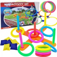 3V1 SERSO SET HOPSCOTCH HODIŤ DO CIEĽA CORNOLE WOOPIE TAŠKY ZÁBAVNÉ 3V1 SERSO SET HOPSCOTCH HODIŤ DO CIEĽA CORNOLE WOOPIE TAŠKY ZÁBAVNÉ
