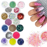 SADA JARNÝCH DEKORÁCIÍ 20x DUST EFECT GLITTER HOLO DEKORÁCIE SADA JARNÝCH DEKORÁCIÍ 20x DUST EFECT GLITTER HOLO DEKORÁCIE