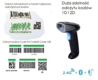 Bezdrôtový Bluetooth / 2,4G / káblový skener QR kódov