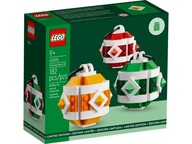LEGO 40604 - Ozdoby na vianočný stromček 3 kusy VIANOČNÝ DARČEK