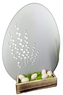 KRABIČKA NA VEĽKONOČNÉ VAJÍČKO SIVÝ ZÁKLAD KVETOV 65cm KRABIČKA NA VEĽKONOČNÉ VAJÍČKO SIVÝ ZÁKLAD KVETOV 65cm