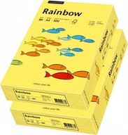 Rainbow A4 kopírovací papier 80g 500 listov žltý x2