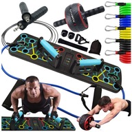 DOMÁCI TRÉNINGOVÝ SET PUSH-UP DOSKA + ODPOROVÉ PÁSY Švihadlo na bruchu DOMÁCI TRÉNINGOVÝ SET PUSH-UP DOSKA + ODPOROVÉ PÁSY Švihadlo na bruchu