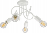 Lustrové svietidlo Loft Edison 4x E27 biele Lustrové svietidlo Loft Edison 4x E27 biele