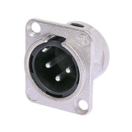 Neutrik NC3MD-L-1 XLR samec 3 PIN zásuvka Neutrik NC3MD-L-1 XLR samec 3 PIN zásuvka
