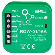 Wifi prijímač 16A 3600W ROW-01/16A Zamel Supla
