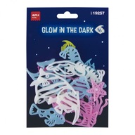 Fluorescenčné nálepky Apli Kids - Ryby 12 kusov Fluorescenčné nálepky Apli Kids - Ryby 12 kusov