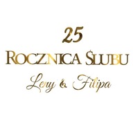 25. VÝROČIE SVADBY bannerové girlandové dekorácie + MENÁ 25. VÝROČIE SVADBY bannerové girlandové dekorácie + MENÁ