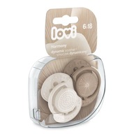 LOVI Dynamic silikónový cumlík 6-18m 2ks Dievča LOVI Dynamic silikónový cumlík 6-18m 2ks Dievča