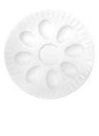 Okrúhly tanier na vajíčka 21 cm Iwona Biała C000