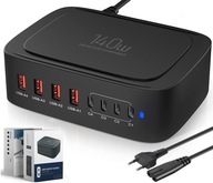 Rýchla USB nabíjačka napájací adaptér 140W pre telefón Laptop QC3.0 PPS PD65W Rýchla USB nabíjačka napájací adaptér 140W pre telefón Laptop QC3.0 PPS PD65W