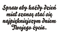Nápis na nálepke na stenu Urobiť každý deň 66 Nápis na nálepke na stenu Urobiť každý deň 66