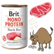 Brit Mono Protein Beef food Hovädzia ryža 12x400g Brit Mono Protein Beef food Hovädzia ryža 12x400g