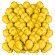 ŽLTÉ METALICKÉ BALÓNY Narodeninová párty 30cm 100ks ŽLTÉ METALICKÉ BALÓNY Narodeninová párty 30cm 100ks
