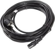 CEE 7/7 IEC 320 C13, 10m, čierna CEE 7/7 IEC 320 C13, 10m, čierna