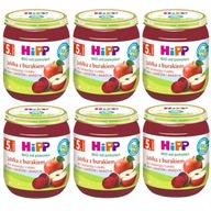HiPP BIO Jablká s cviklou po 5 mesiacoch 6x125g HiPP BIO Jablká s cviklou po 5 mesiacoch 6x125g