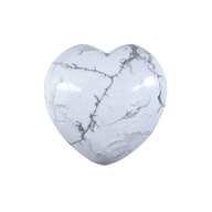 Magnezit veľké srdce prírodný kameň 4cm 40g