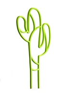 Podpera na kvety, rebrík na pergolu, kaktus 36 cm