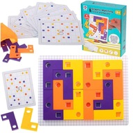 Logická hra, puzzle, kocky Tetris, puzzle, karty, 42 dielikov. Logická hra, puzzle, kocky Tetris, puzzle, karty, 42 dielikov.