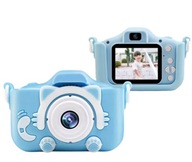 DETSKÝ FOTOAPARÁT DIGITAL MAČKA KAMERA PRE DETI MODRÁ DETSKÝ FOTOAPARÁT DIGITAL MAČKA KAMERA PRE DETI MODRÁ