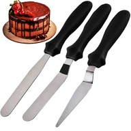 Špachtľa na zdobenie špachtličky CAKE KNIFE 3 ks