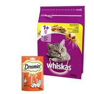 Suché krmivo pre mačky Whiskas chicken 300g Free