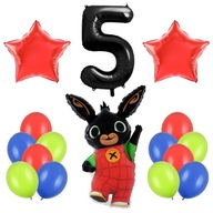 Bing Balloons Balóniky pre 4. narodeniny Bing Number Balloon Bing Balloons Balóniky pre 4. narodeniny Bing Number Balloon