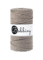 Paličkovaný kábel Macrame 3 mm 100 m 3vrstvová káva Paličkovaný kábel Macrame 3 mm 100 m 3vrstvová káva