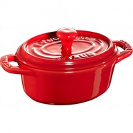 Mini Cocotte Oval 200 ml, Red Gift Giving Staub