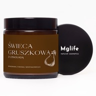 Sójová vonná sviečka Hruška s čokoládou Mglife, 120 ml Sójová vonná sviečka Hruška s čokoládou Mglife, 120 ml