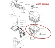SPODNÉ puzdro vzduchového filtra Mazda CX5 2.5 12-