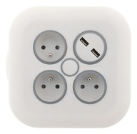 Navíjacia predlžovačka 3x250V 7m so zástrčkou+nabíjačka USB Navíjacia predlžovačka 3x250V 7m so zástrčkou+nabíjačka USB