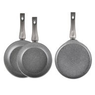 Sada tradičných a palacinkových panvíc Valdinox Rock 20/24 cm, 3 kusy Sada tradičných a palacinkových panvíc Valdinox Rock 20/24 cm, 3 kusy