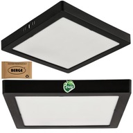 LED stropné svietidlo prisadené na povrch 24W 2640lm 4000K čierny štvorec LED stropné svietidlo prisadené na povrch 24W 2640lm 4000K čierny štvorec