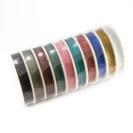Oceľový drôt na šperky 0,45 mm 10 cievok/súprava Oceľový drôt na šperky 0,45 mm 10 cievok/súprava