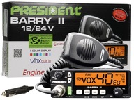 PRESIDENT BARRY CB RÁDIO 12/24 SPÁJANÁ ZÁSTRČKA A3K PRESIDENT BARRY CB RÁDIO 12/24 SPÁJANÁ ZÁSTRČKA A3K