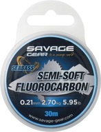 Savage Gear Fluorocarbon Semi-Soft 0,25 mm/30 m Savage Gear Fluorocarbon Semi-Soft 0,25 mm/30 m