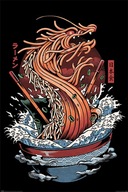 Nástenný plagát Ilustrata Dragon Ramen 61x91,5 cm Nástenný plagát Ilustrata Dragon Ramen 61x91,5 cm