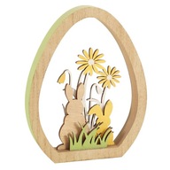 DIY dekorácia z vajíčka králika Socha králika