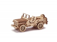 MECHANICKÉ puzzle Jeep 3D DREVENÉ puzzle