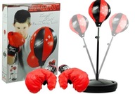 Veľký boxerský set + stojan na rukavice na hrušky Veľký boxerský set + stojan na rukavice na hrušky
