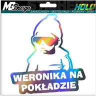 Nálepka na okno VERONIKA NA PALUBÍ HOLOGRAM Nálepka na okno VERONIKA NA PALUBÍ HOLOGRAM