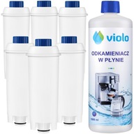 6 DELONGHI DESCALING espresso FILTER 1000 ml 6 DELONGHI DESCALING espresso FILTER 1000 ml