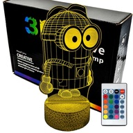 Nočná lampa Minions 3D LED LAMP Nočná lampa Minions 3D LED LAMP